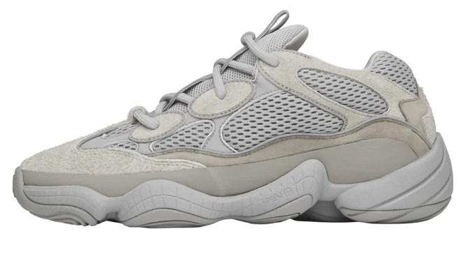 adidas Yeezy 500 Stone Taupe Lace-Up Sneakers