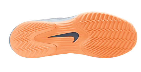 Nike Men's Vapor 12 Clay Court Tennis Shoes in Ashen SlateObsidian-Lt Armory Blue