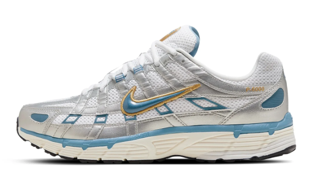 Nike P-6000 Metallic Silver Aegean Storm