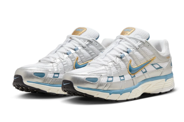 Nike P-6000 Metallic Silver Aegean Storm