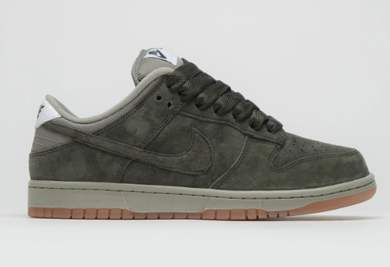 Nike SB Dunk Low Pro B Shoes - Sequoia  Sequoia - Light Army - White